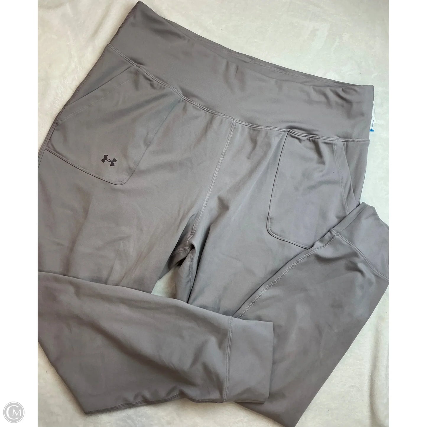 Athletic Pants By Under Armour In Grey, Size: 2x