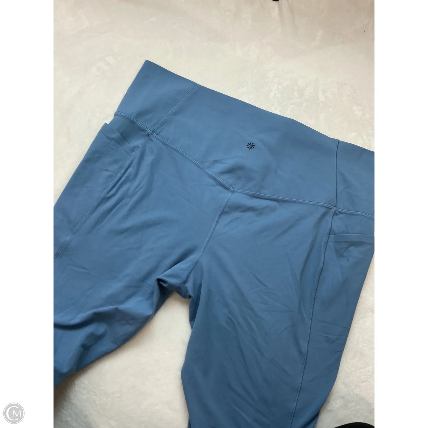 Athletic Capris By Athleta In Blue, Size: 3x