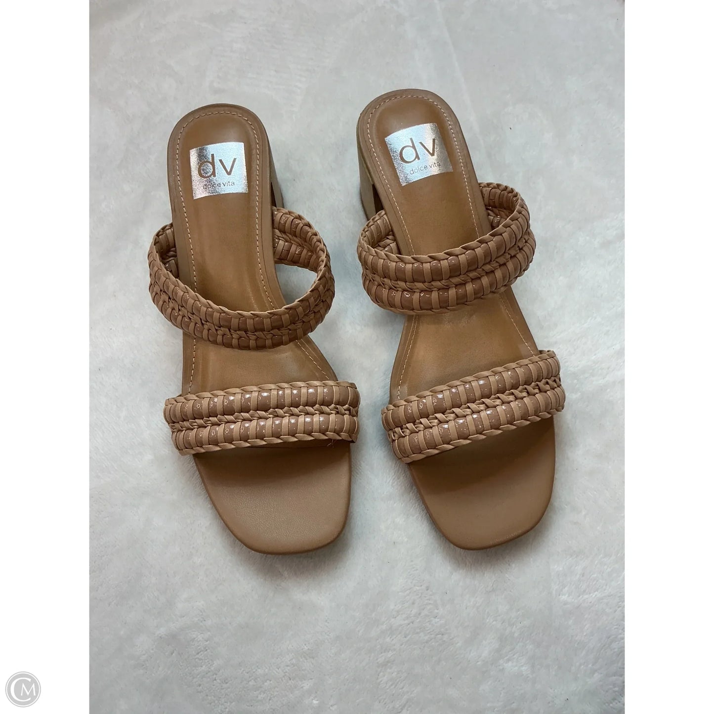 Sandals Heels Block By Dolce Vita In Cream, Size: 8