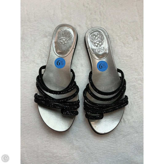 Sandals Flats By Vince Camuto In Black, Size: 6.5
