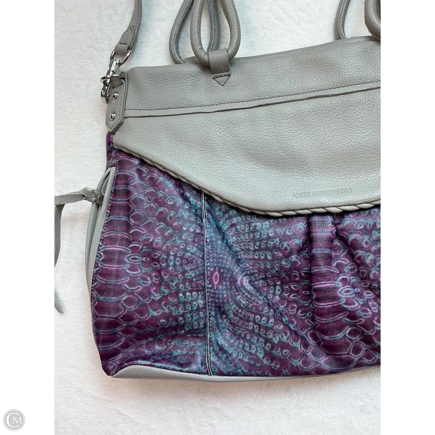 Handbag Leather By Aimee Kestenberg, Size: Medium