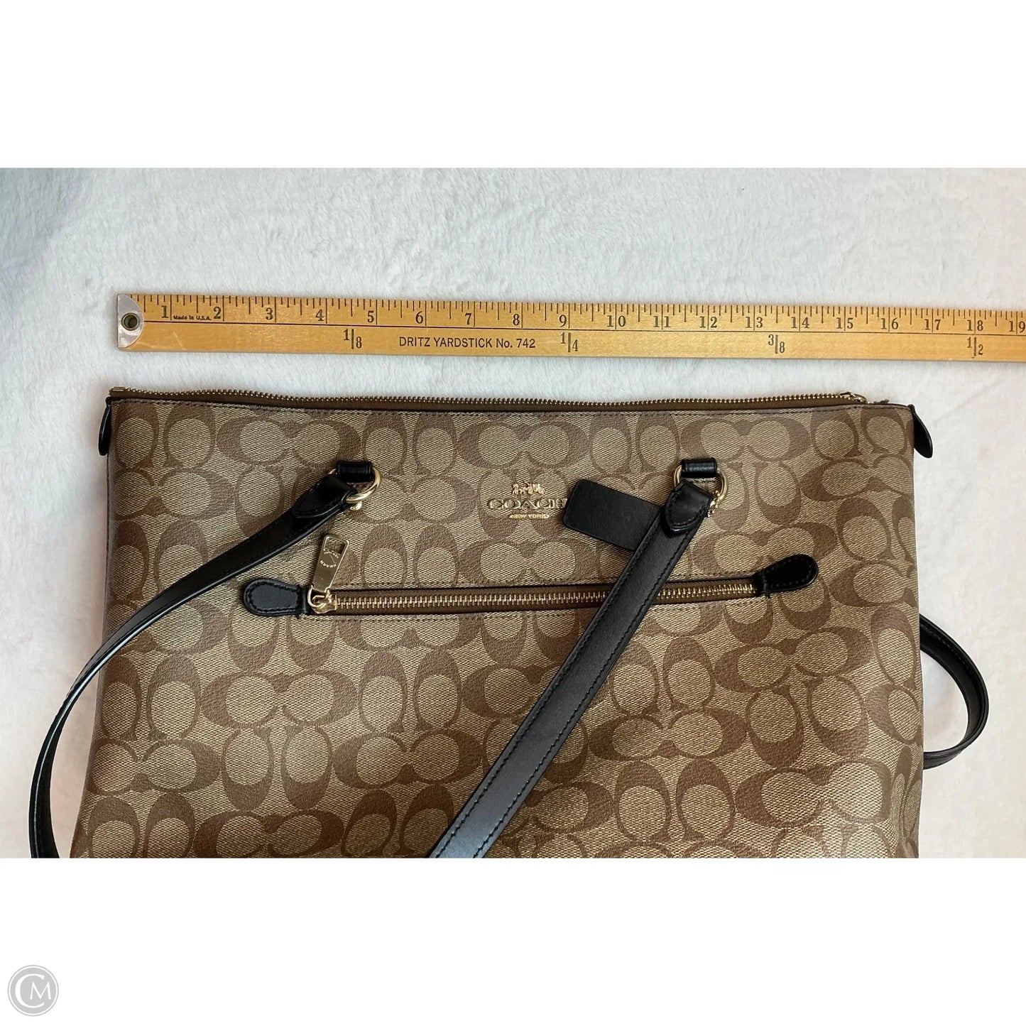 Handbag Designer By Coach, Size: Large