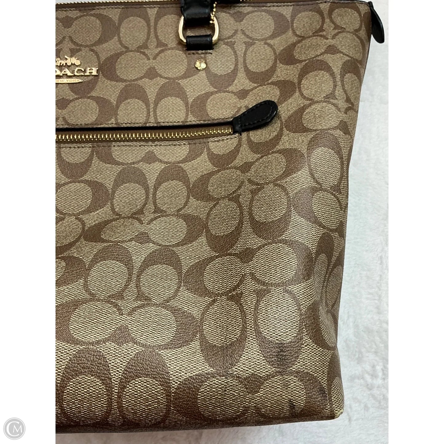Handbag Designer By Coach, Size: Large