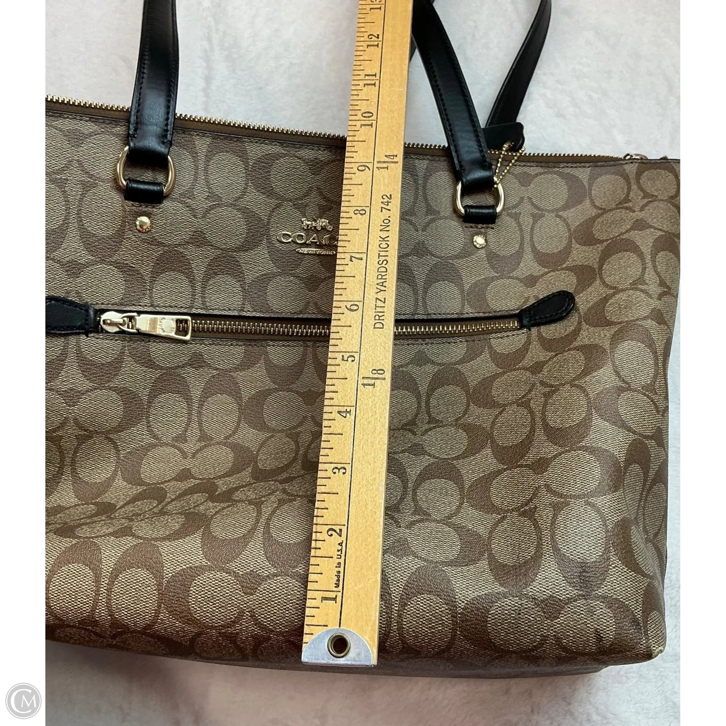Handbag Designer By Coach, Size: Large