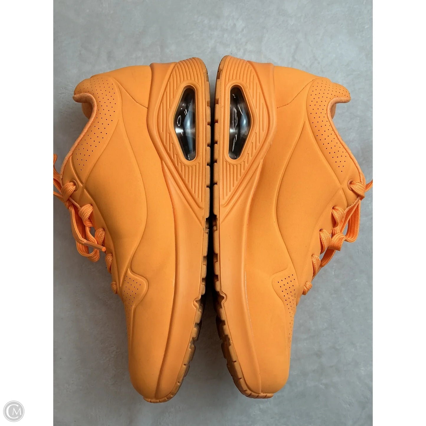 Shoes Athletic By Skechers In Orange, Size: 9