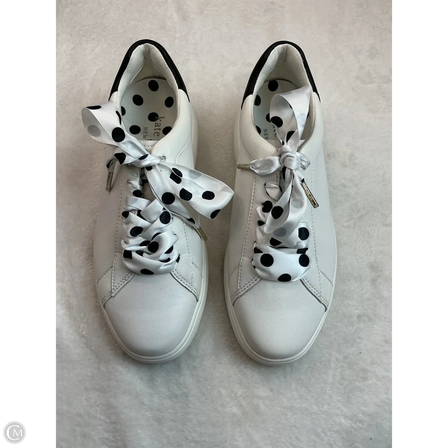 Shoes Designer By Kate Spade In Polkadot Pattern, Size: 7.5