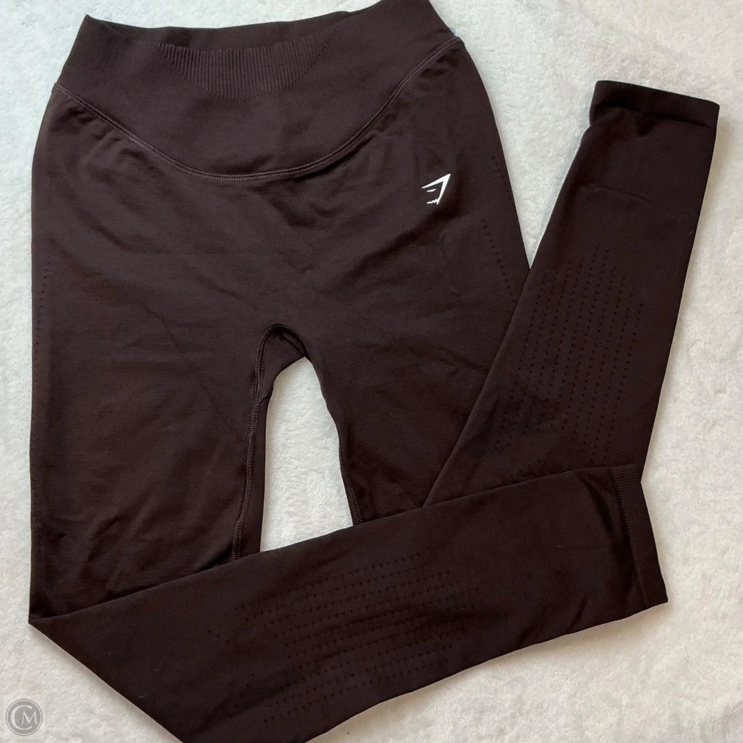 Athletic Leggings By Gym Shark In Brown, Size: S