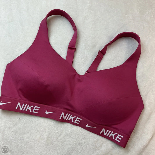 Athletic Bra By Nike In Pink, Size: M