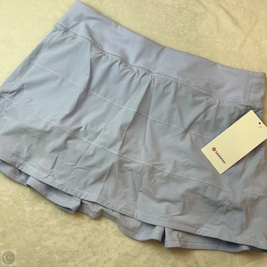 Athletic Skort By Lululemon In Blue, Size: 12