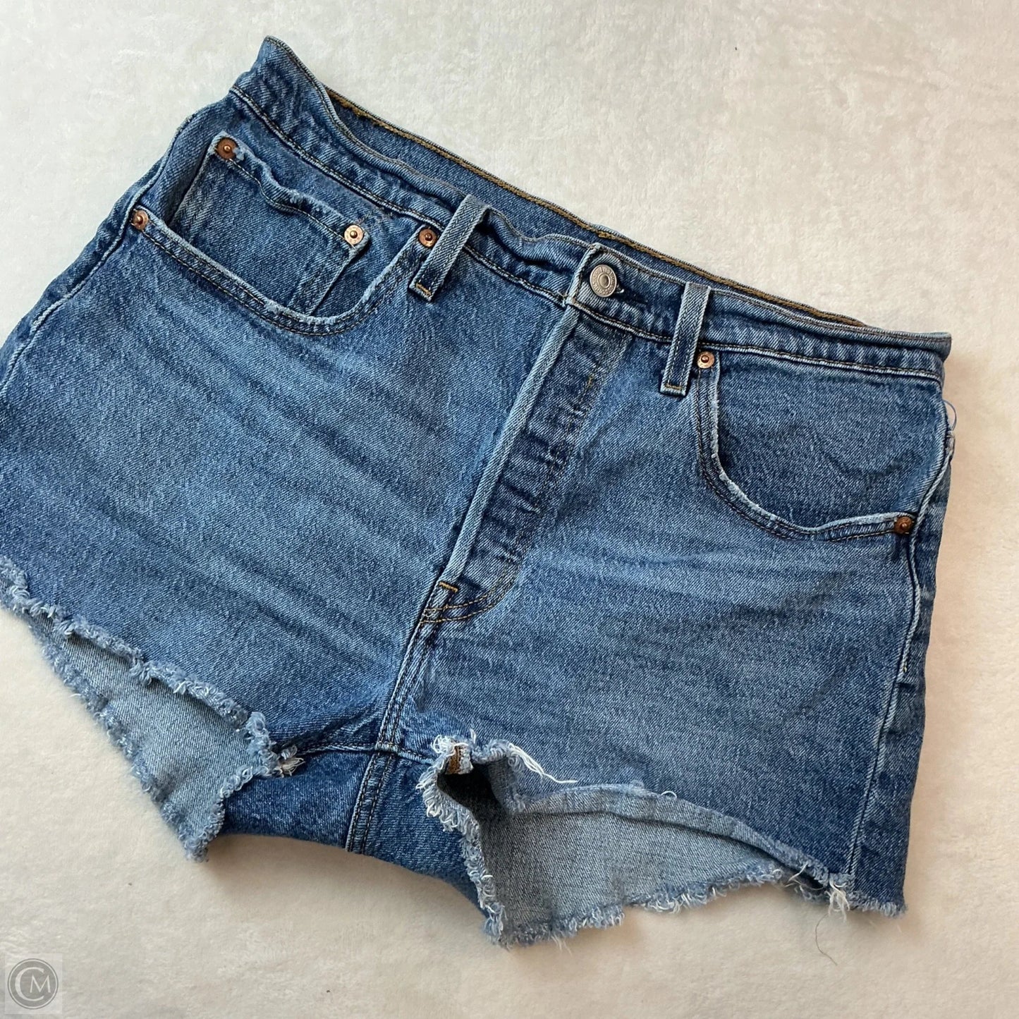 Shorts By Levis In Blue Denim, Size: 8