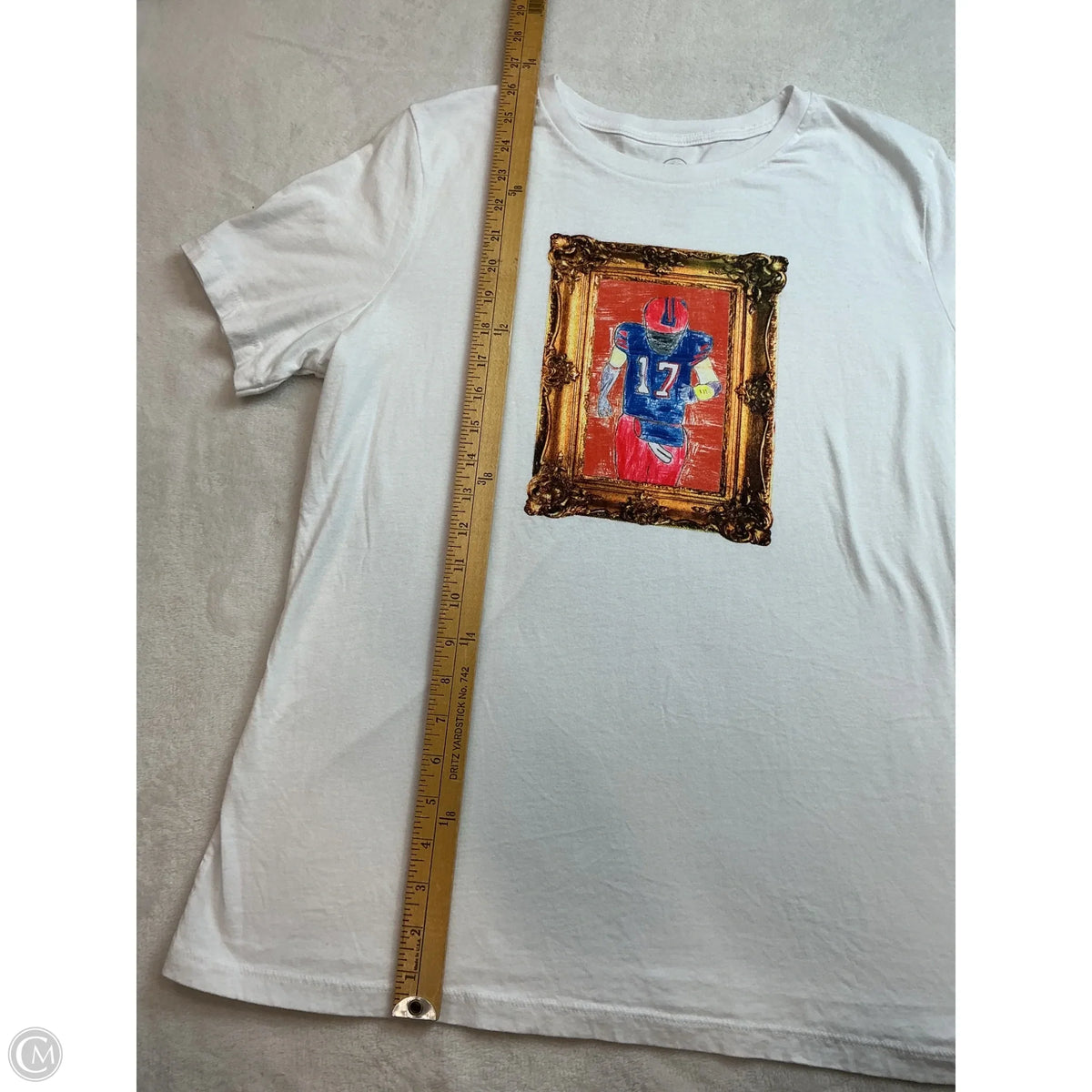 Top Short Sleeve Basic By Clothes Mentor In White, Size: L