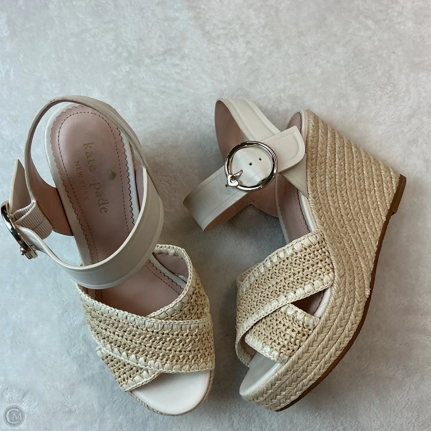 Shoes Designer By Kate Spade In White, Size: 6