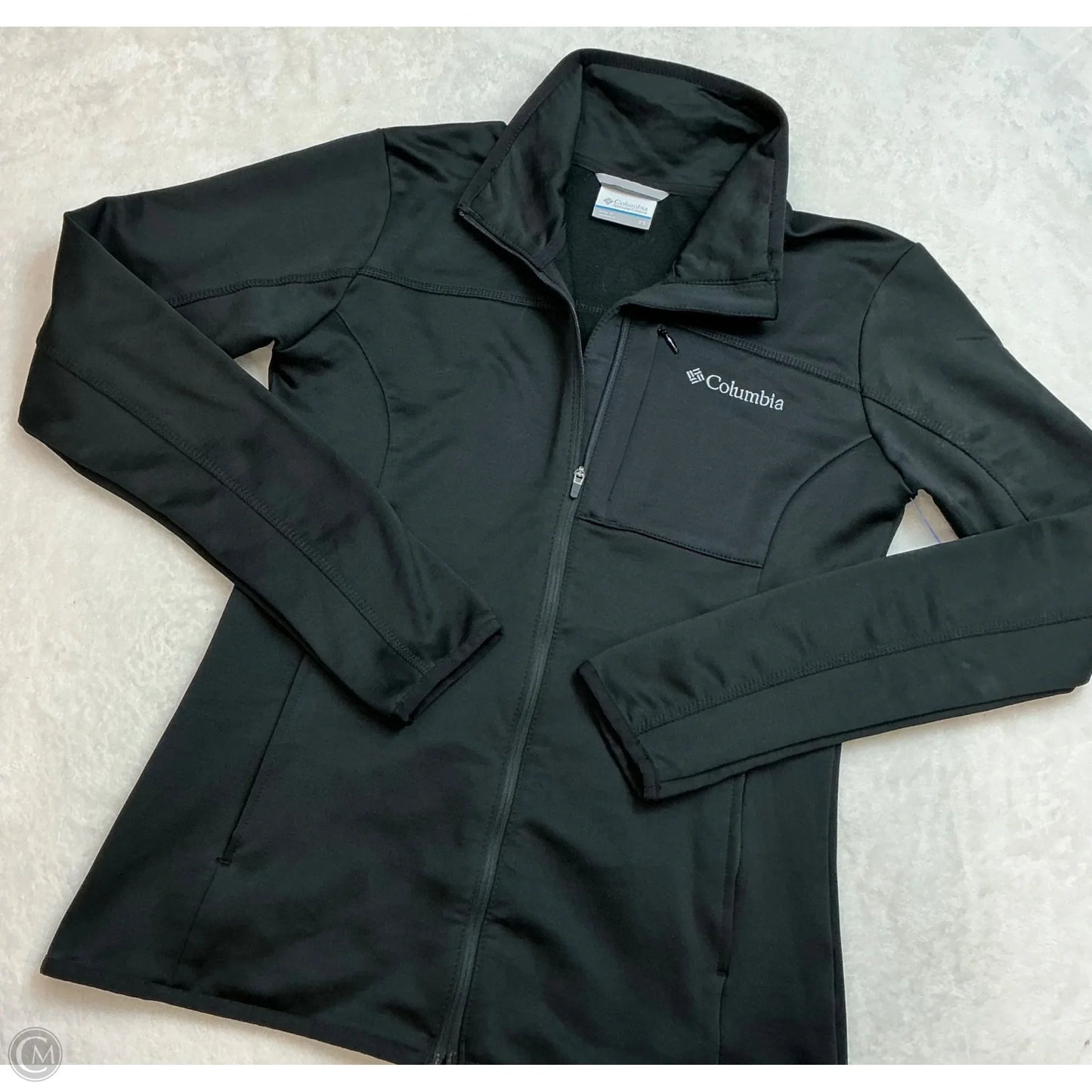 Athletic Jacket By Columbia In Black, Size: Xs