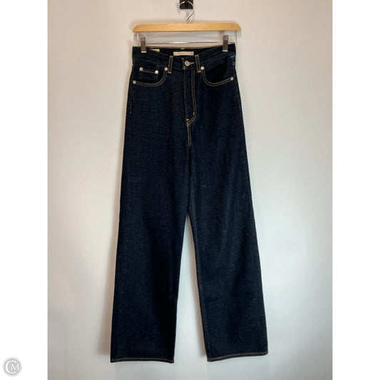 Jeans Wide Leg By Levis In Blue Denim, Size: 2