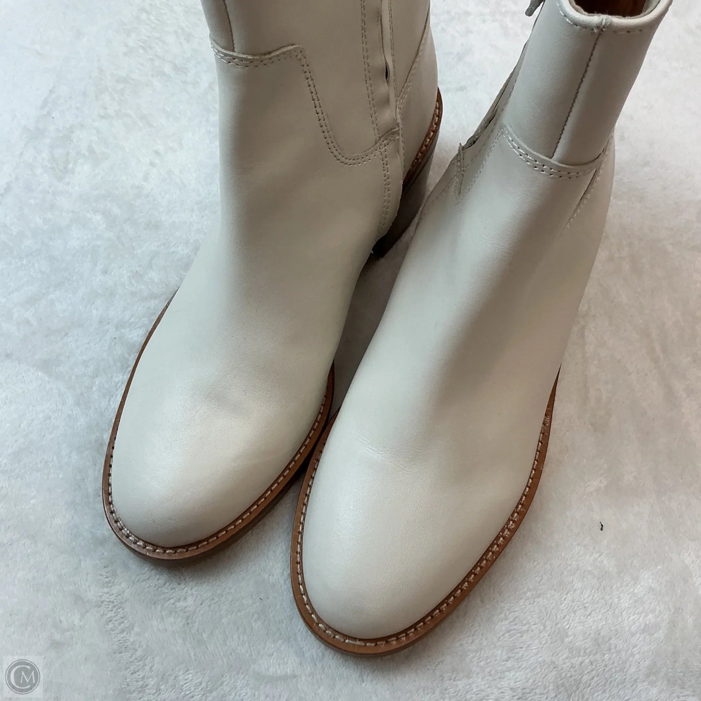 Boots Ankle Heels By J. Crew In White, Size: 8