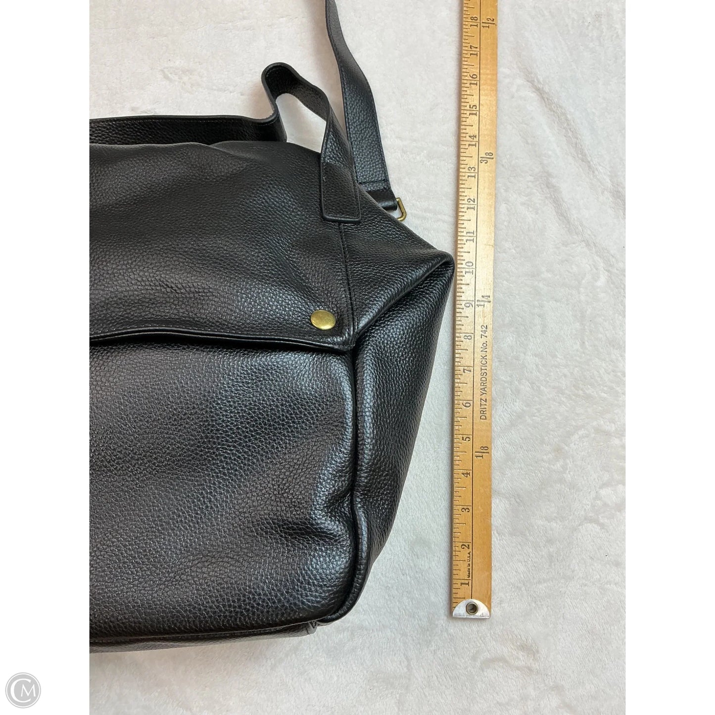 Handbag Leather By Clothes Mentor, Size: Large
