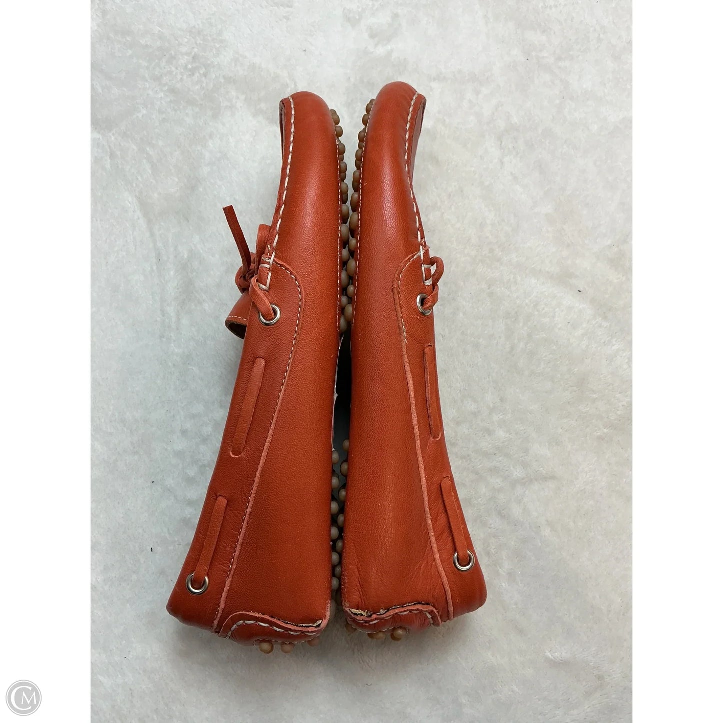 Shoes Flats By Clothes Mentor In Orange, Size: 6.5
