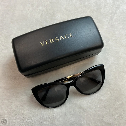 Sunglasses Luxury Designer By Versace, Size: