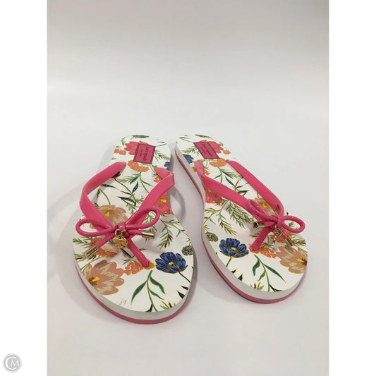 Sandals Designer By Kate Spade In Floral Print, Size: 9