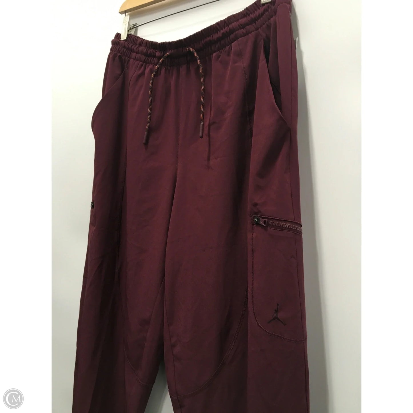 Pants Luxury Designer By Jordan In Maroon, Size: M