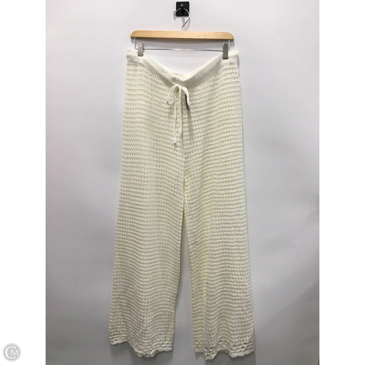 Swimwear Cover-up By Lulus In Cream, Size: Xl