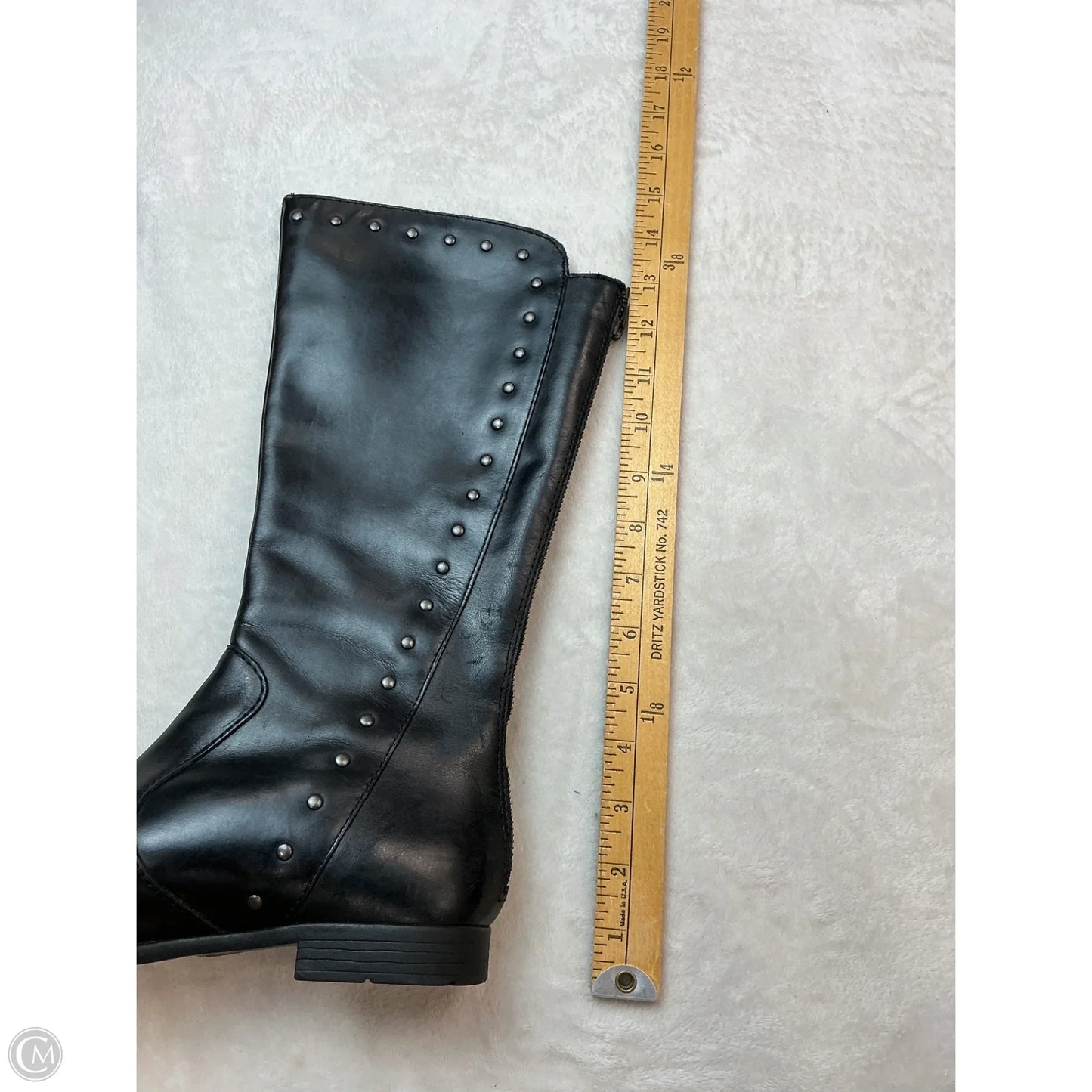 Boots Mid-calf Flats By Born In Black, Size: 7.5