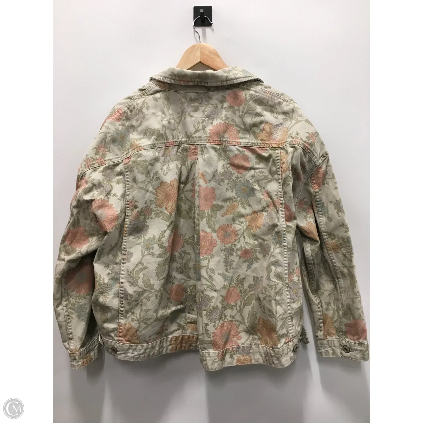 Jacket Denim By We The Free In Floral Print, Size: L