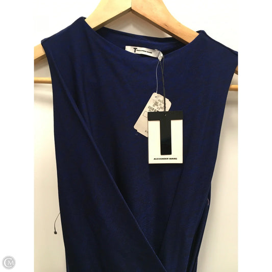 Dress Luxury Designer By Alexander Wang In Navy, Size: S