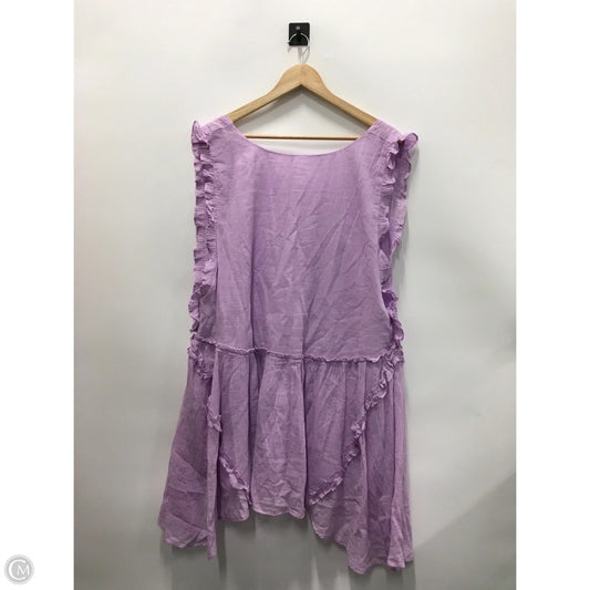 Dress Casual Short By Free People In Purple, Size: Xl