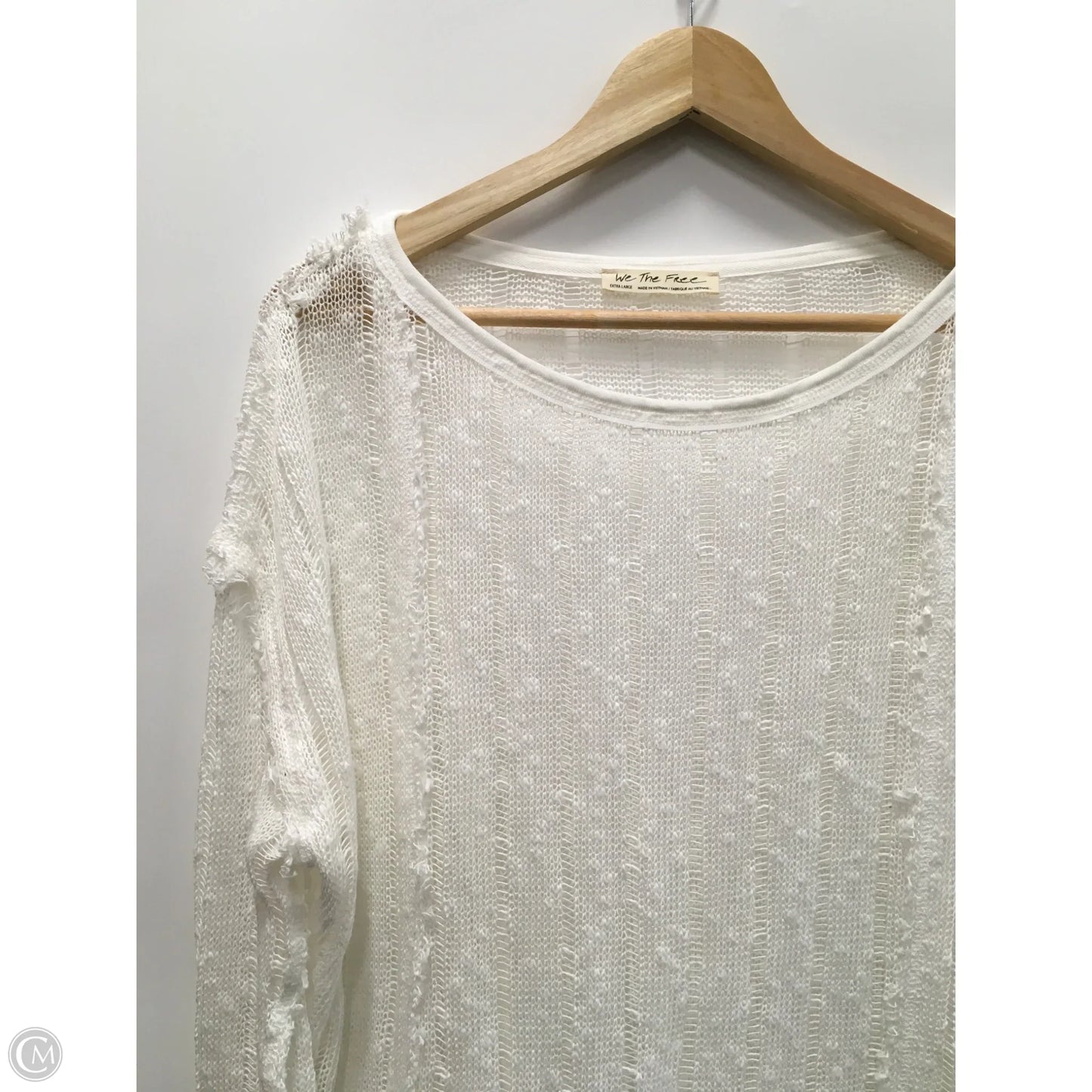 Top Long Sleeve By We The Free In White, Size: Xl