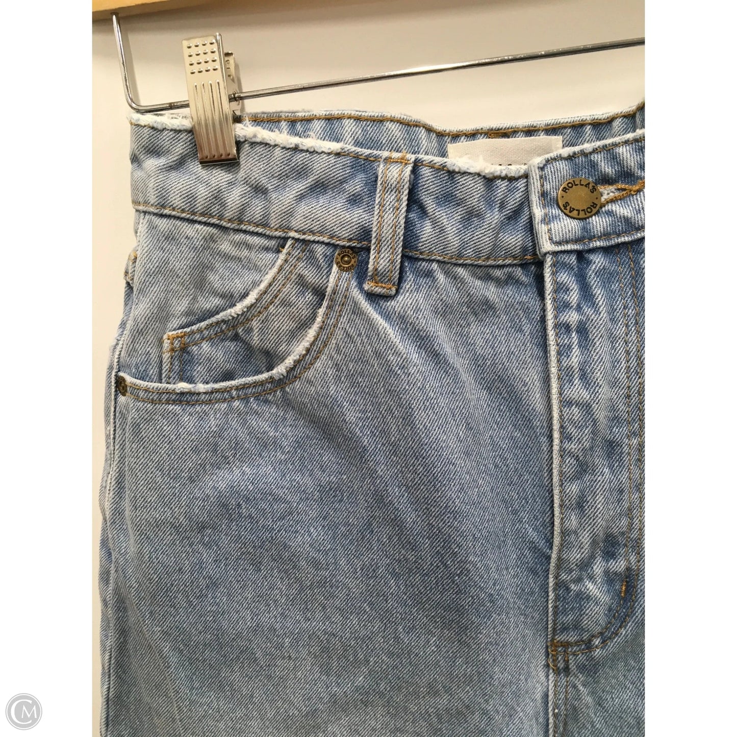 Jeans Wide Leg By Rollas In Blue Denim, Size: 4