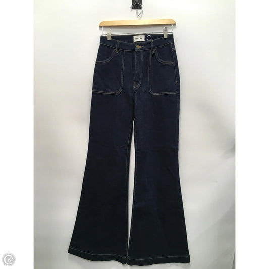 Jeans Boot Cut By Rollas In Blue Denim, Size: 4