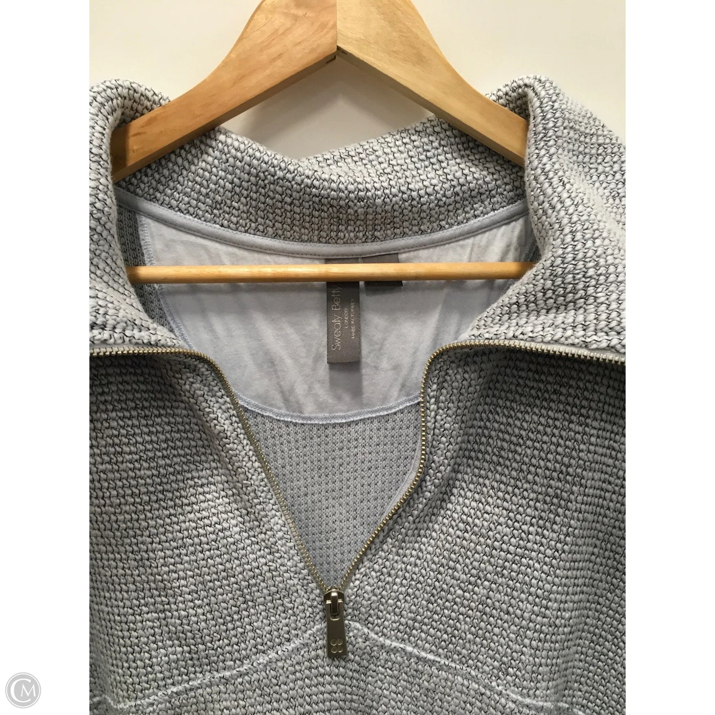 Athletic Sweatshirt Collar By Sweaty Betty In Blue, Size: M