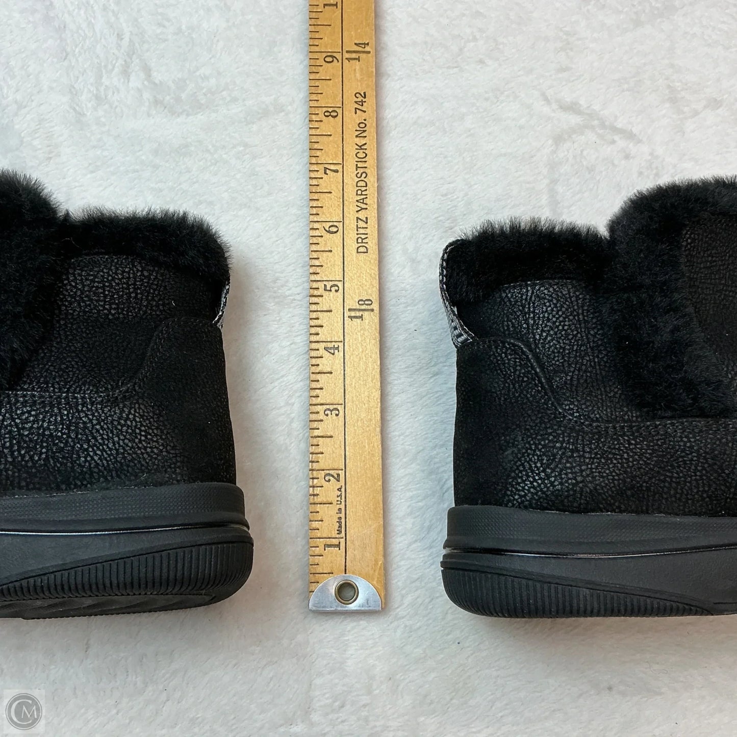 Boots Ankle Flats By Clarks In Black, Size: 7
