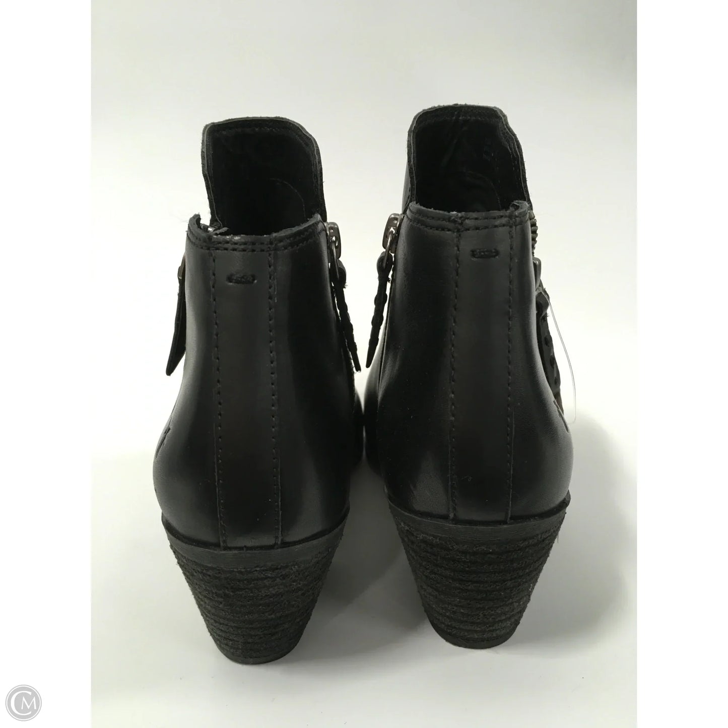 Boots Designer By Frye In Black, Size: 7.5