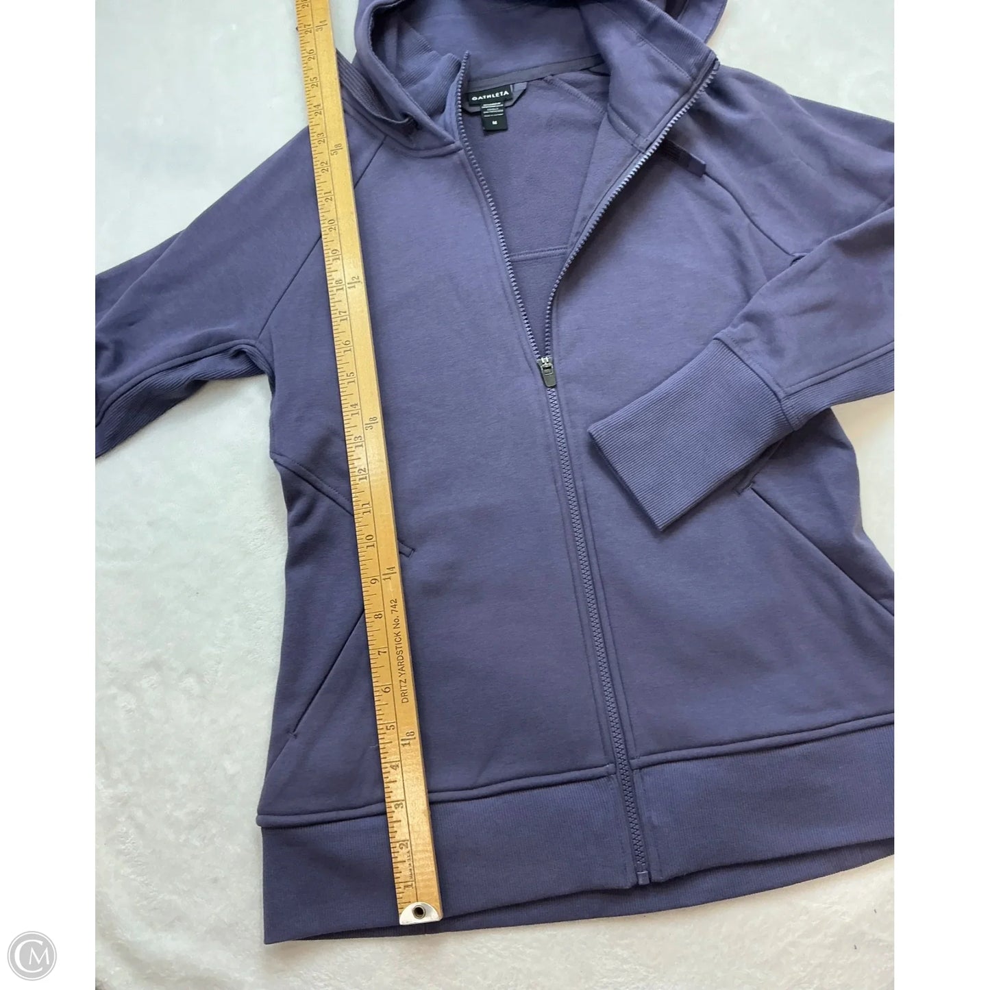 Athletic Jacket By Athleta In Purple, Size: M