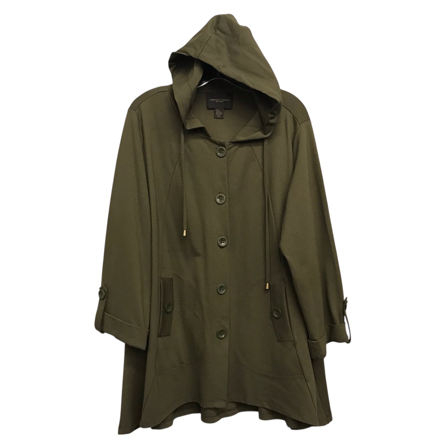 Jacket By Christian Siriano In Green, Size:1X