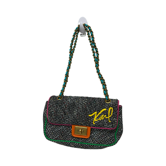 Crossbody Designer By Karl Lagerfeld In Multi, Size:Medium