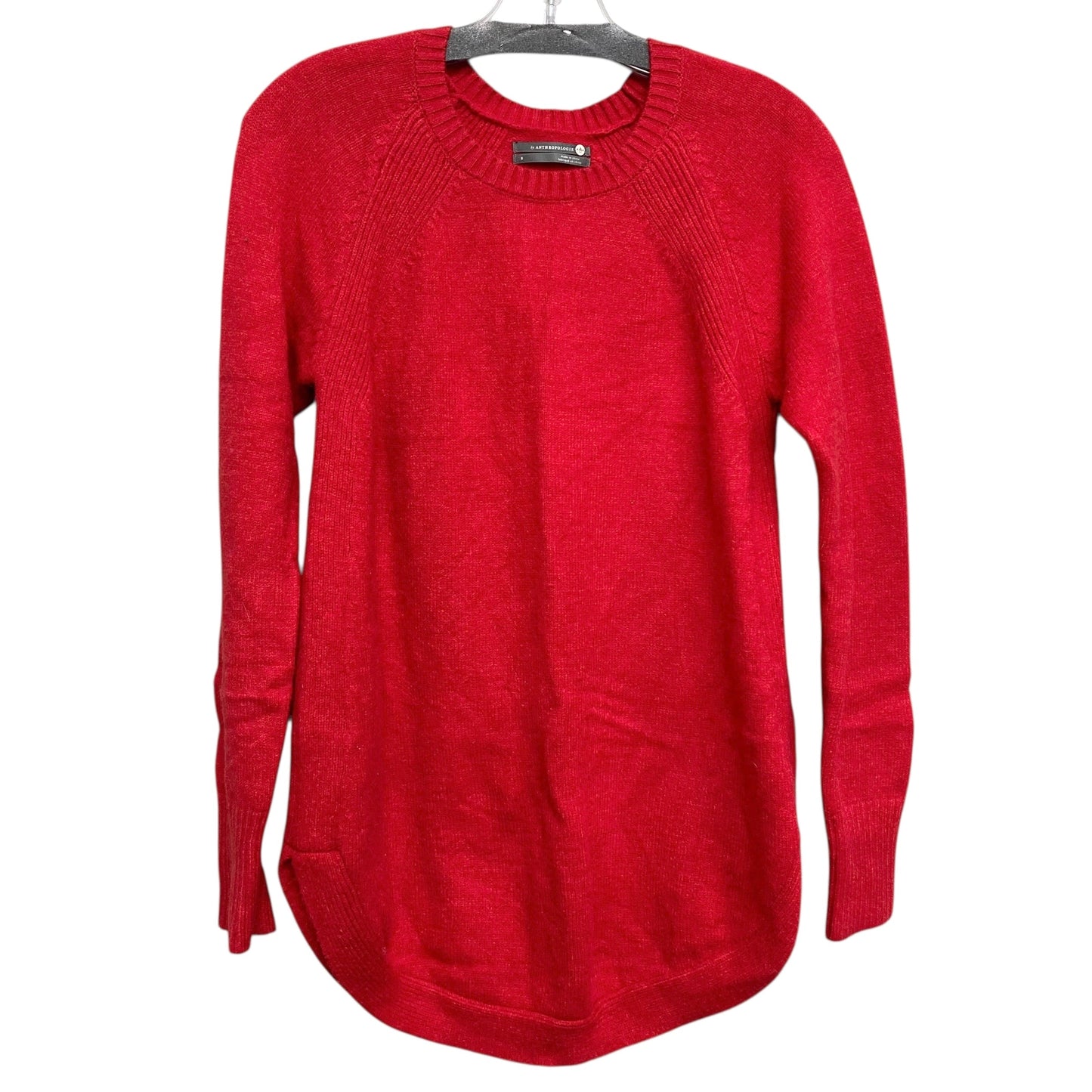 Sweater By Anthropologie In Red, Size:S
