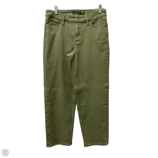 Jeans Straight By Athleta In Green Denim, Size: 10