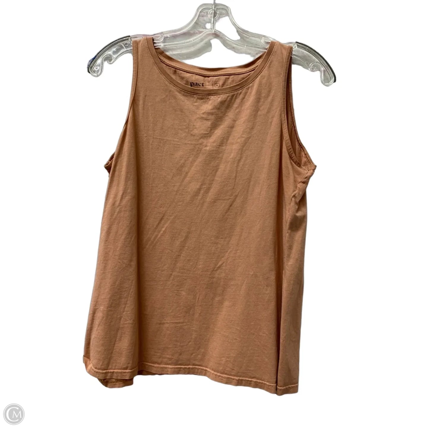 Top Sleeveless Basic By Pact In Orange, Size: M