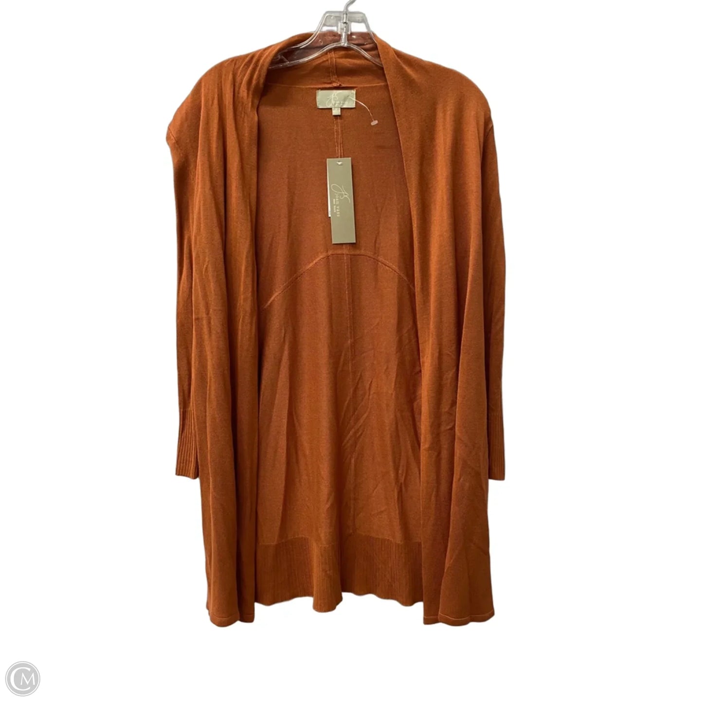 Cardigan By Joan Vass In Orange, Size: M