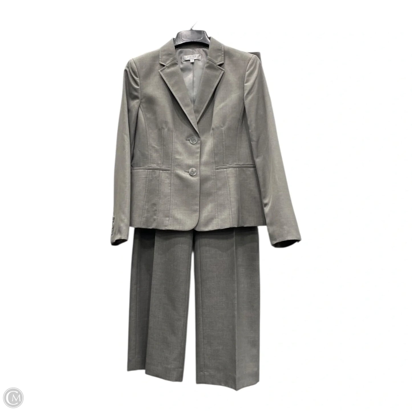 Pants Dress By Kasper In Grey, Size: 12