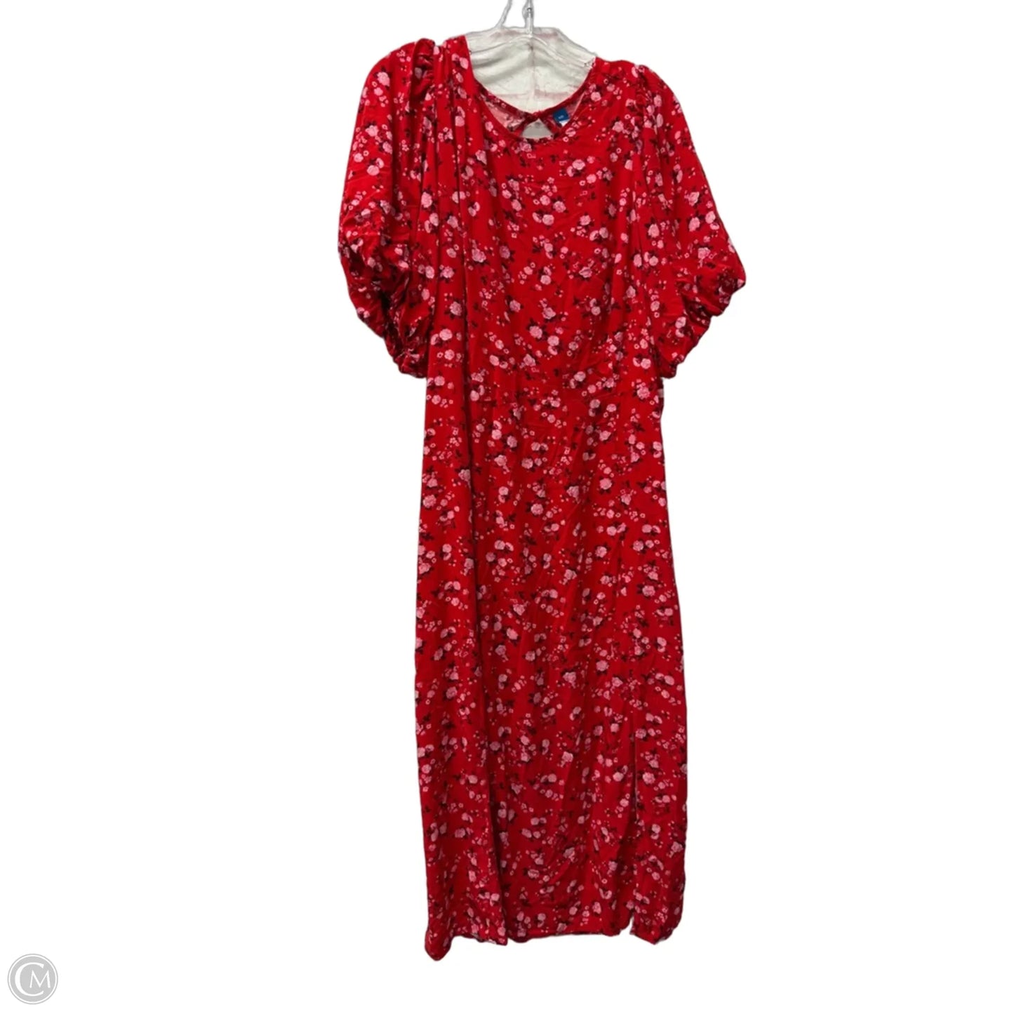 Dress Casual Maxi By Old Navy In Red, Size: 1x