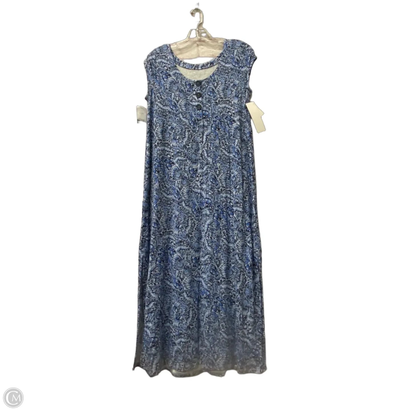 Dress Casual Midi By J. Jill In Blue, Size: Xsp