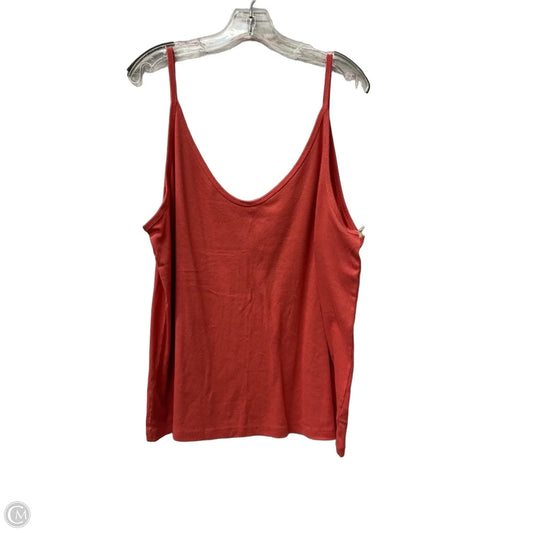 Top Sleeveless By Universal Thread In Coral, Size: 3x