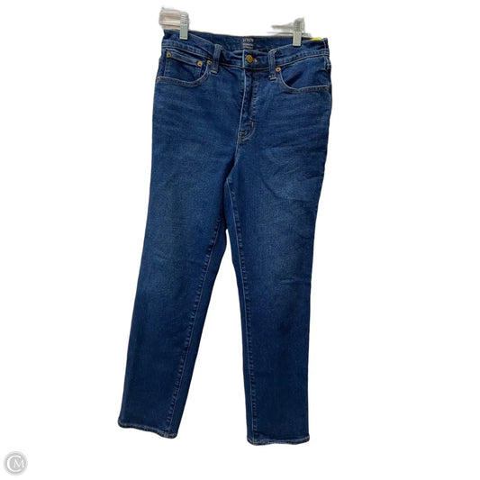 Jeans Straight By J. Crew In Blue, Size: 4