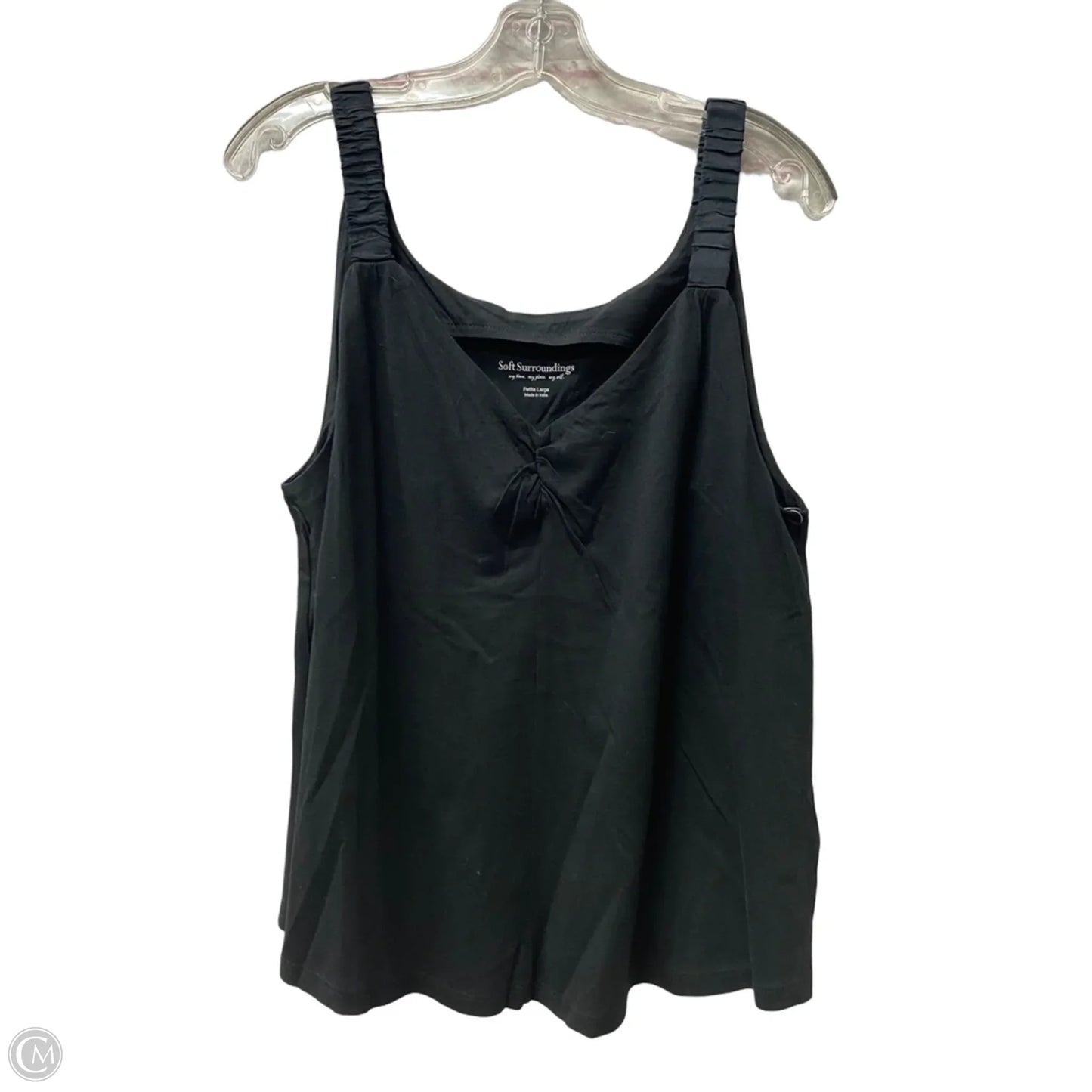 Top Sleeveless By Soft Surroundings In Black, Size: Lp