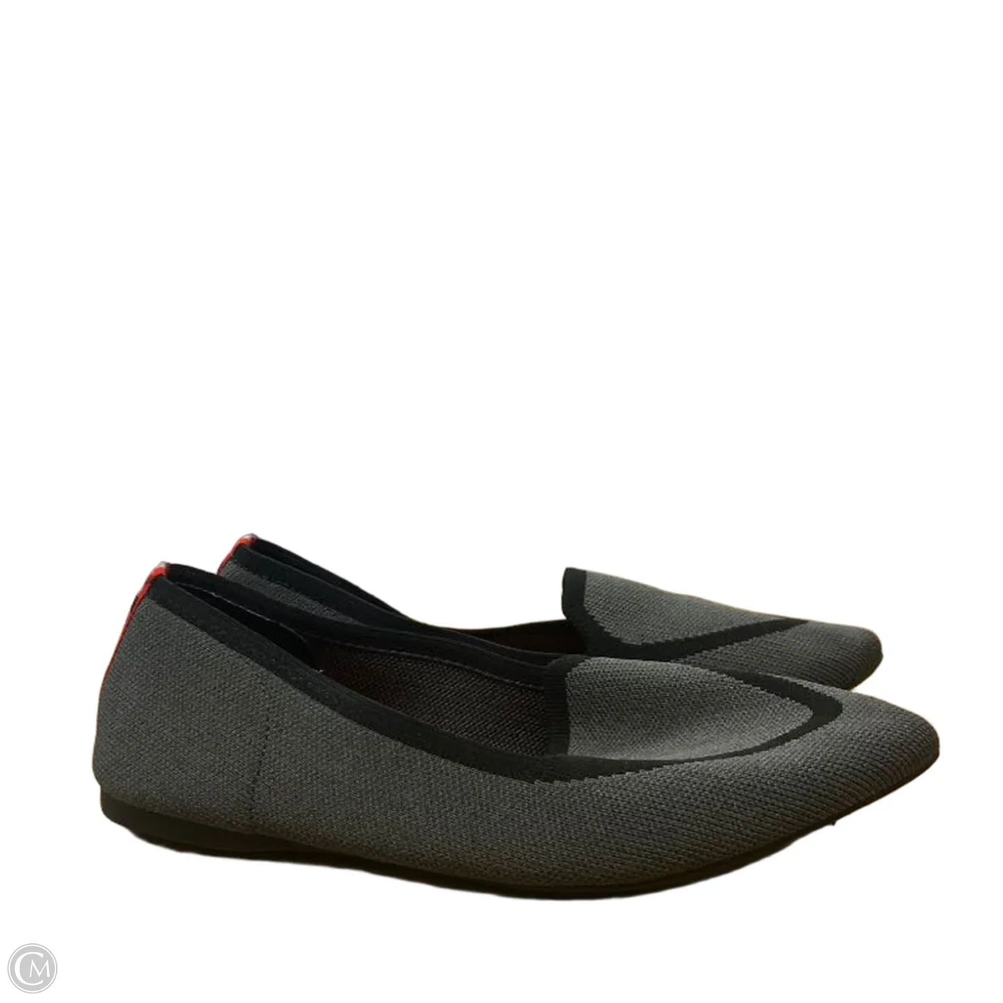 Shoes Flats By Birdies In Grey, Size: 10