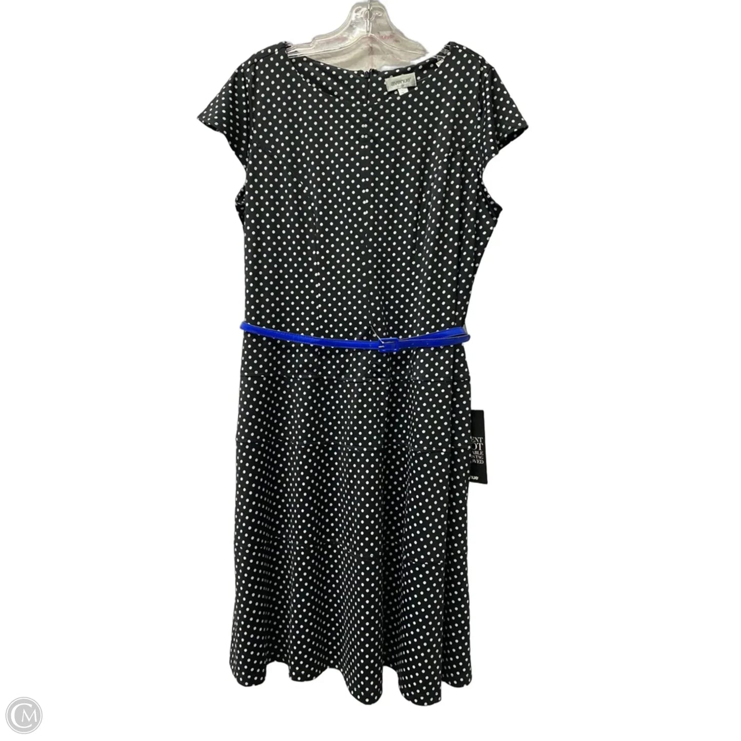 Dress Casual Short By Avenue In Black, Size: Xl